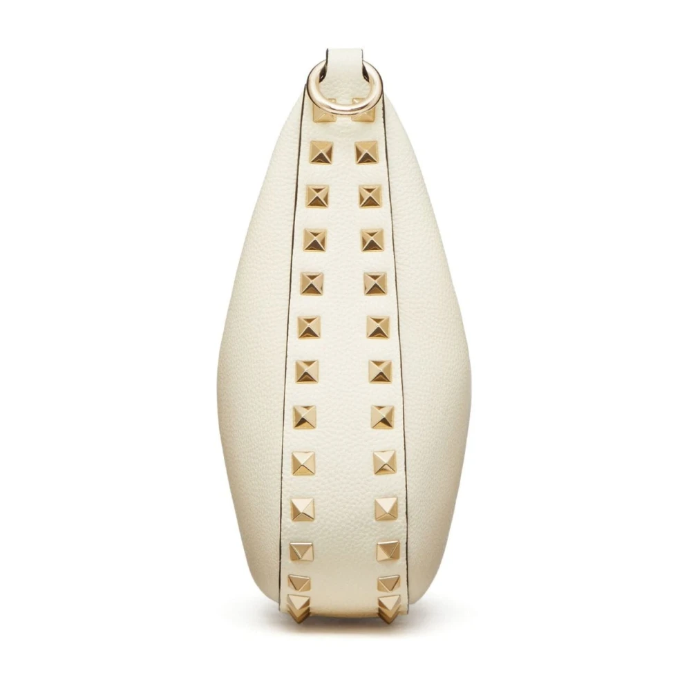 Valentino Garavani Witte leren tas met Rockstud-details White Dames