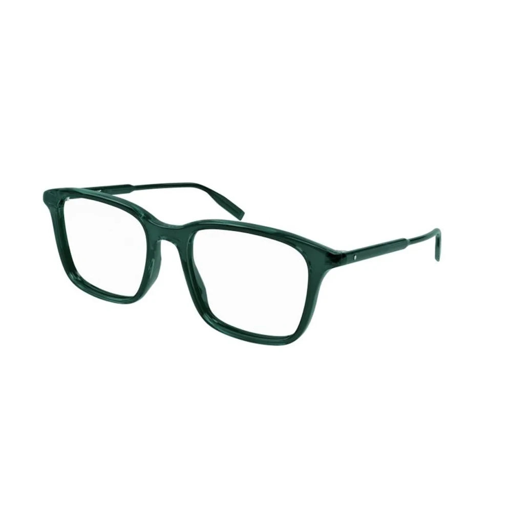 Montblanc Men's Green Glasses, 57 Mm, Optical Frame