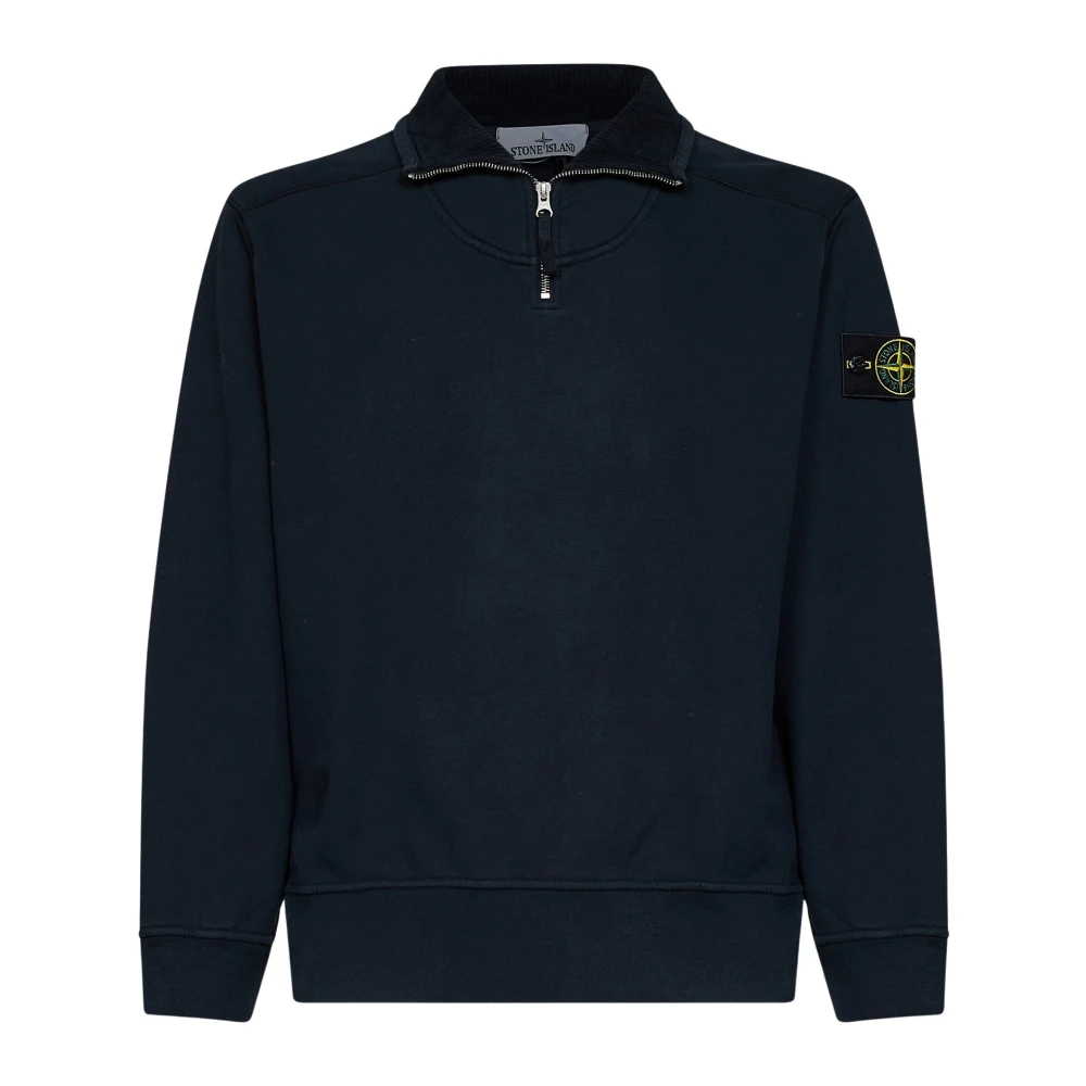 Stone Island Quarter-Zip Funnel Neck Sweatshirt By Stone Island - Image 2