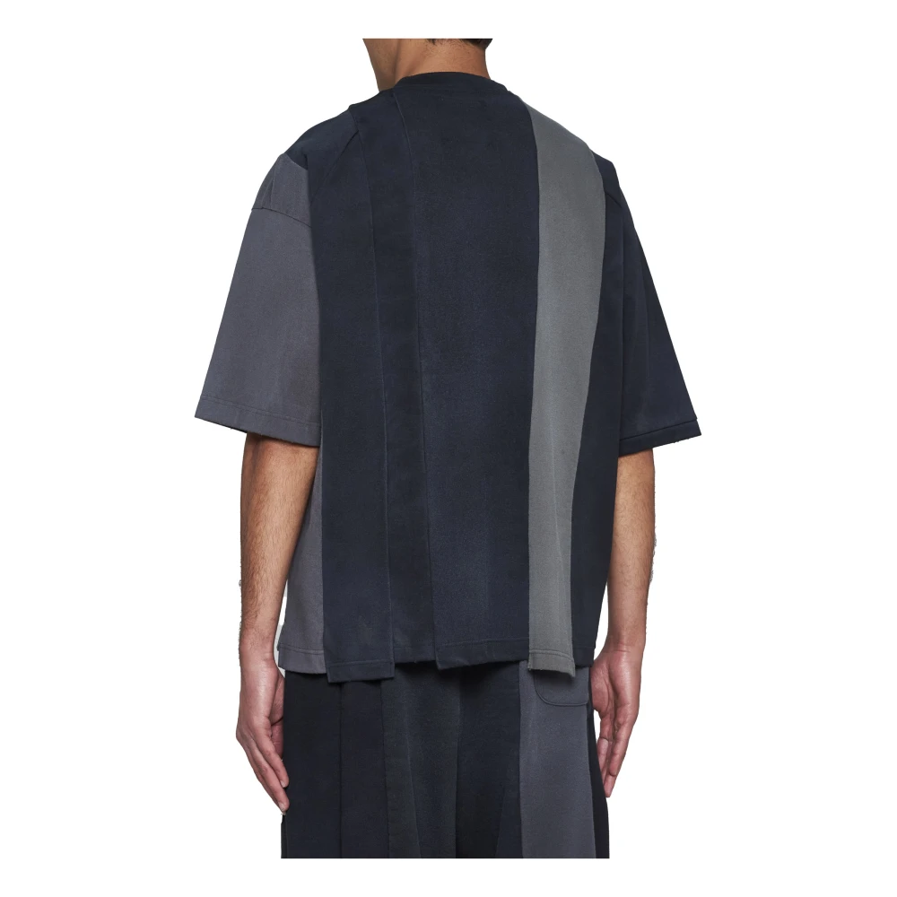 Mihara Yasuhiro Zwarte T-shirts en Polos Black Heren