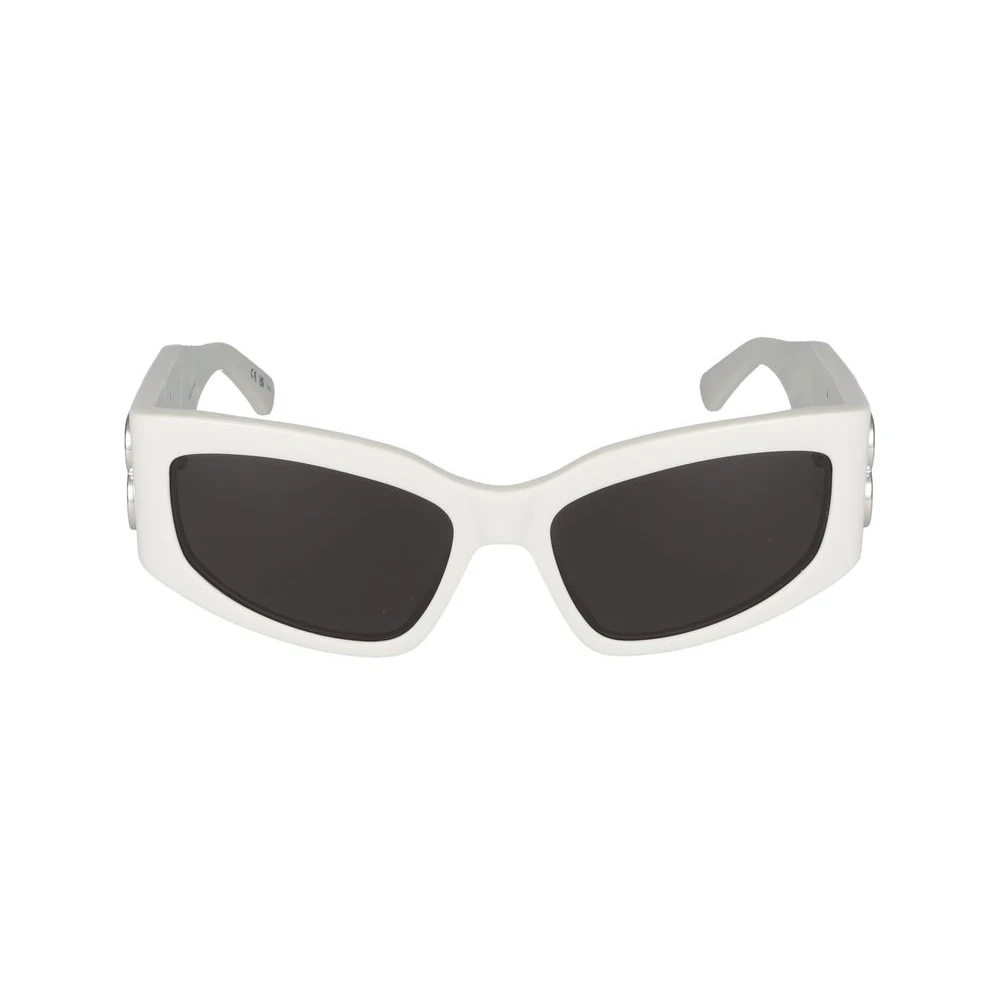 Balenciaga Women's White Stylish Grey Sunglasses - Sunglasses - 57 Mm - Accessories