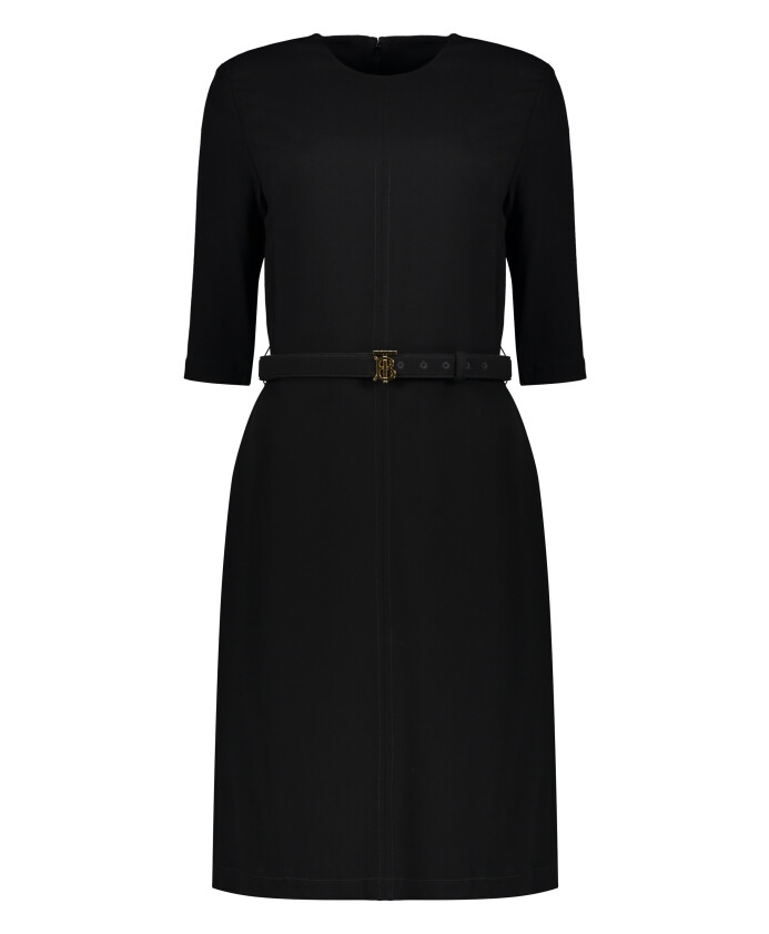 contrast-stitched-viscose-dress