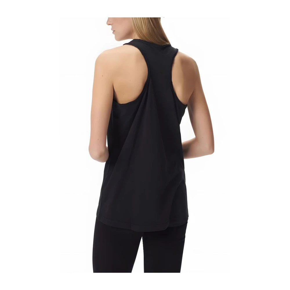 Blauer Zwarte katoenen tanktopcollectie Black Dames