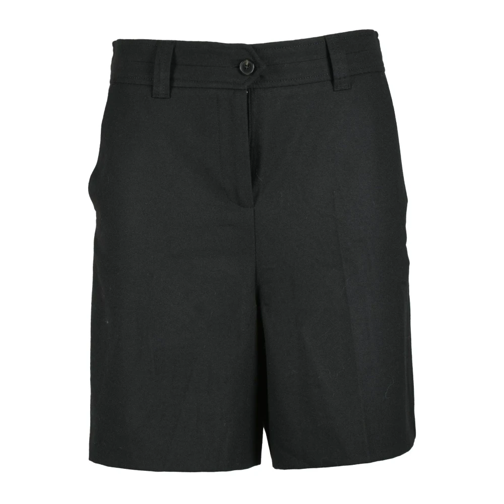 Marella Monochrome Shorts met Polyestermix Black Dames