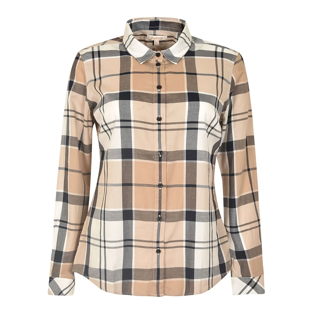Barbour Women's Brown Shirts, M, Bredon Shirt