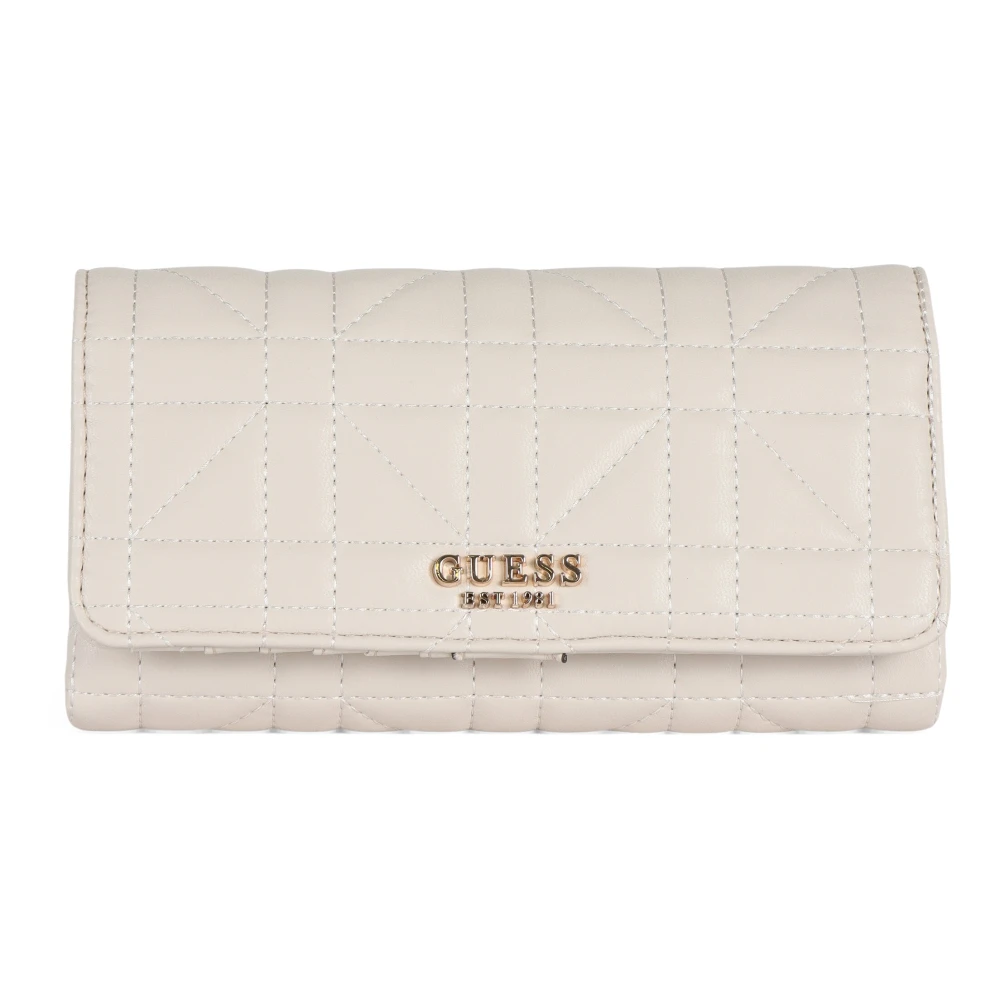 Guess Gewatteerde Schoudertas Assia Mini Beige Dames