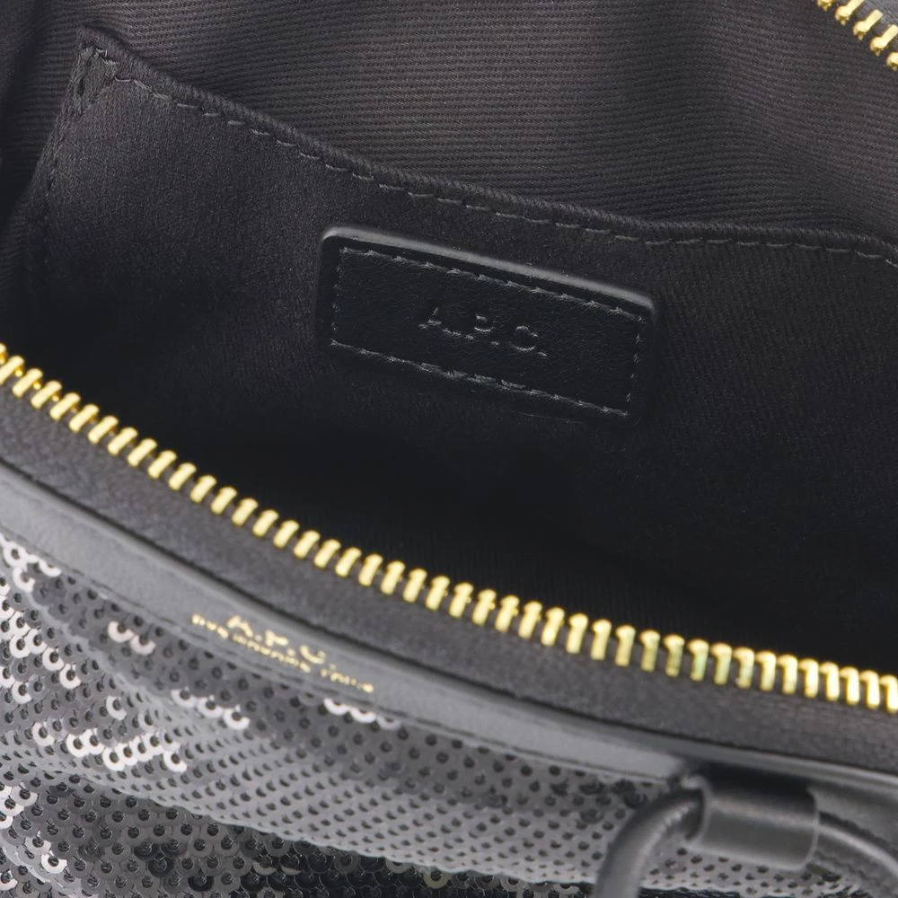 A.p.c. Zwarte Synthetische Kleine Clutch Tas Black Dames