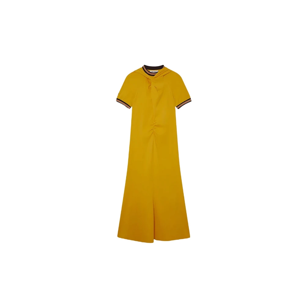 Wales Bonner Women's Yellow Midi Wing Dress