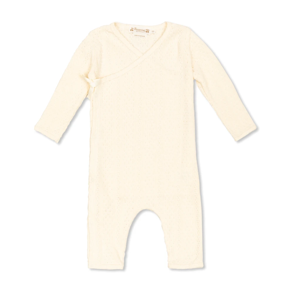 Bonpoint Bomullspyjamas Beige, Unisex