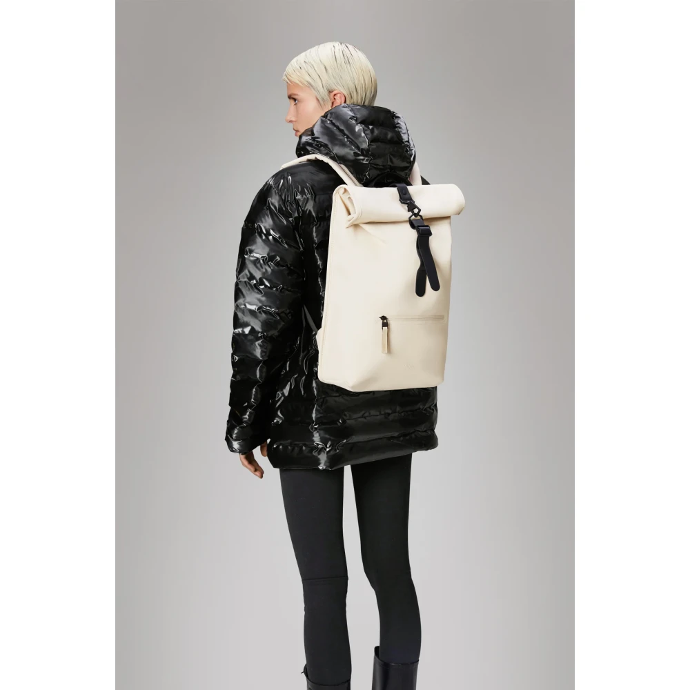 Rains Urban Rolltop Rugzak Beige Dames