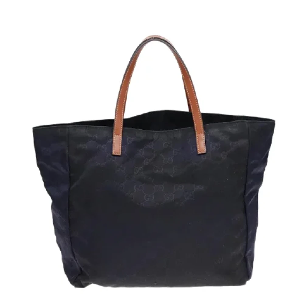 Gucci Vintage Pre-owned Nylon totes Black Dames