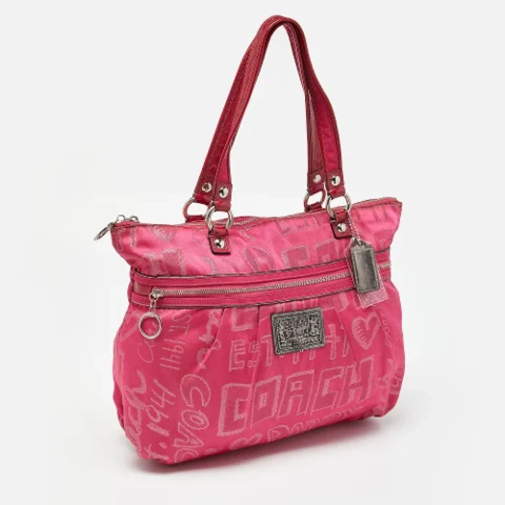Coach Pre-owned Canvas totes Pink Dames