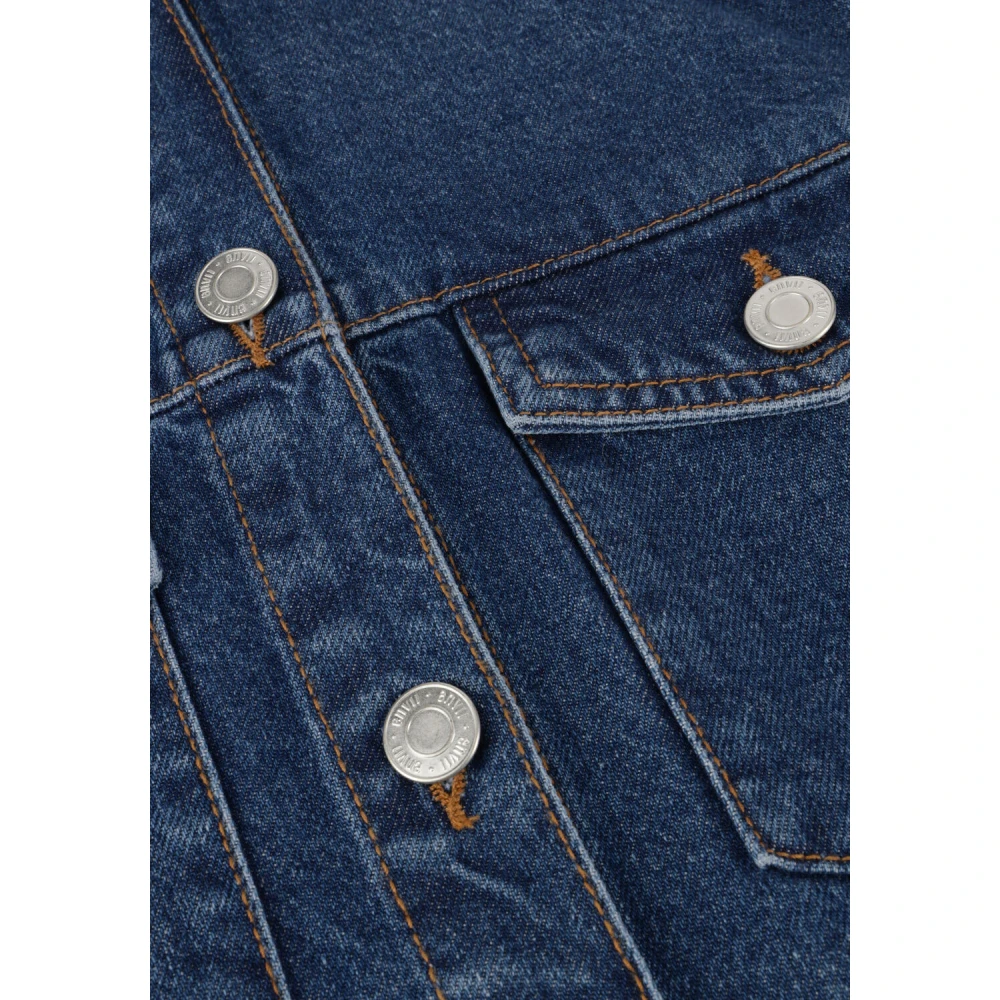 Envii Denim Mini Jurk voor Chique Look Blue Dames