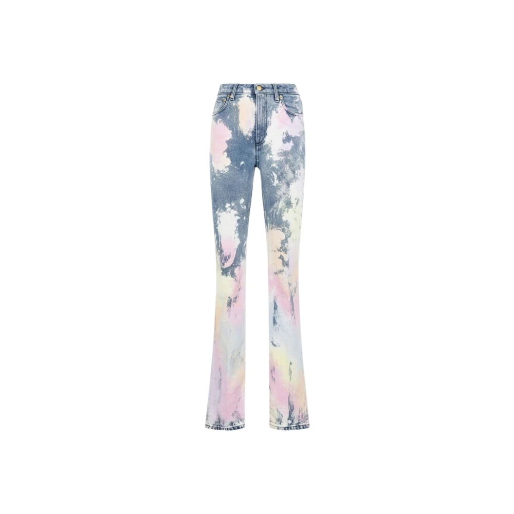 Roberto Cavalli Zuurwassing Flared Jeans Multicolor Dames