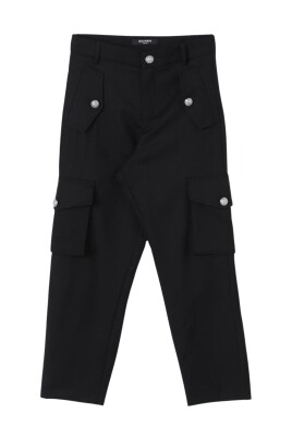 enfants-pantalons-cargo-noirs-style-tendance