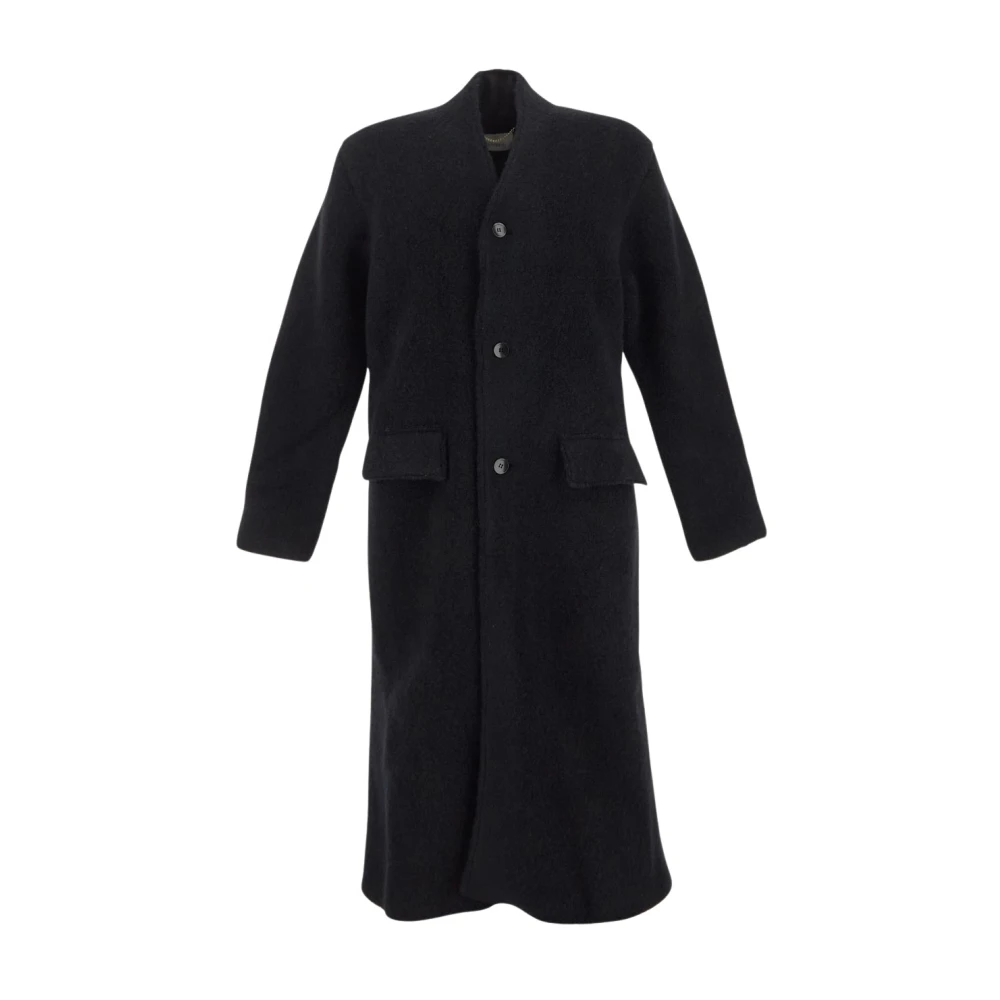 Laneus Wollen Gebreide Jas Black Heren