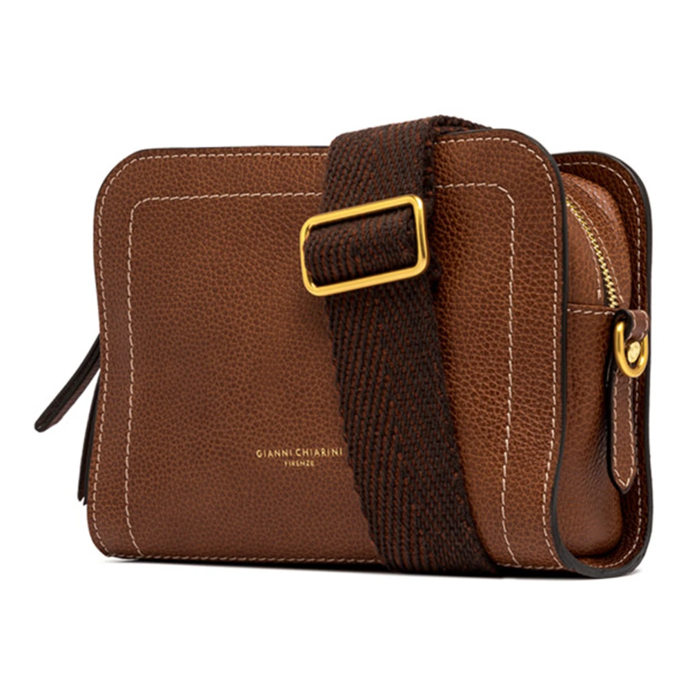 Gianni Chiarini Miele Olly Crossbody Tas Brown Dames
