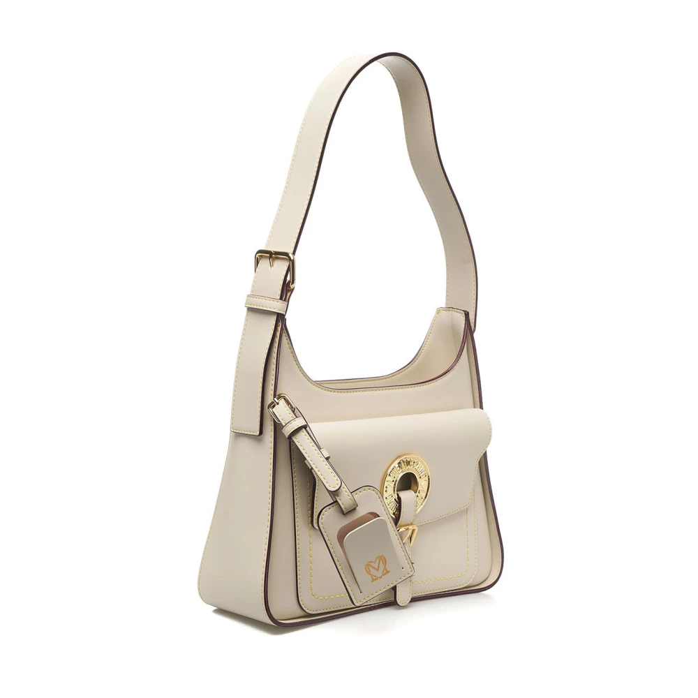 Love Moschino Stijlvolle Beige Schoudertas Beige Dames