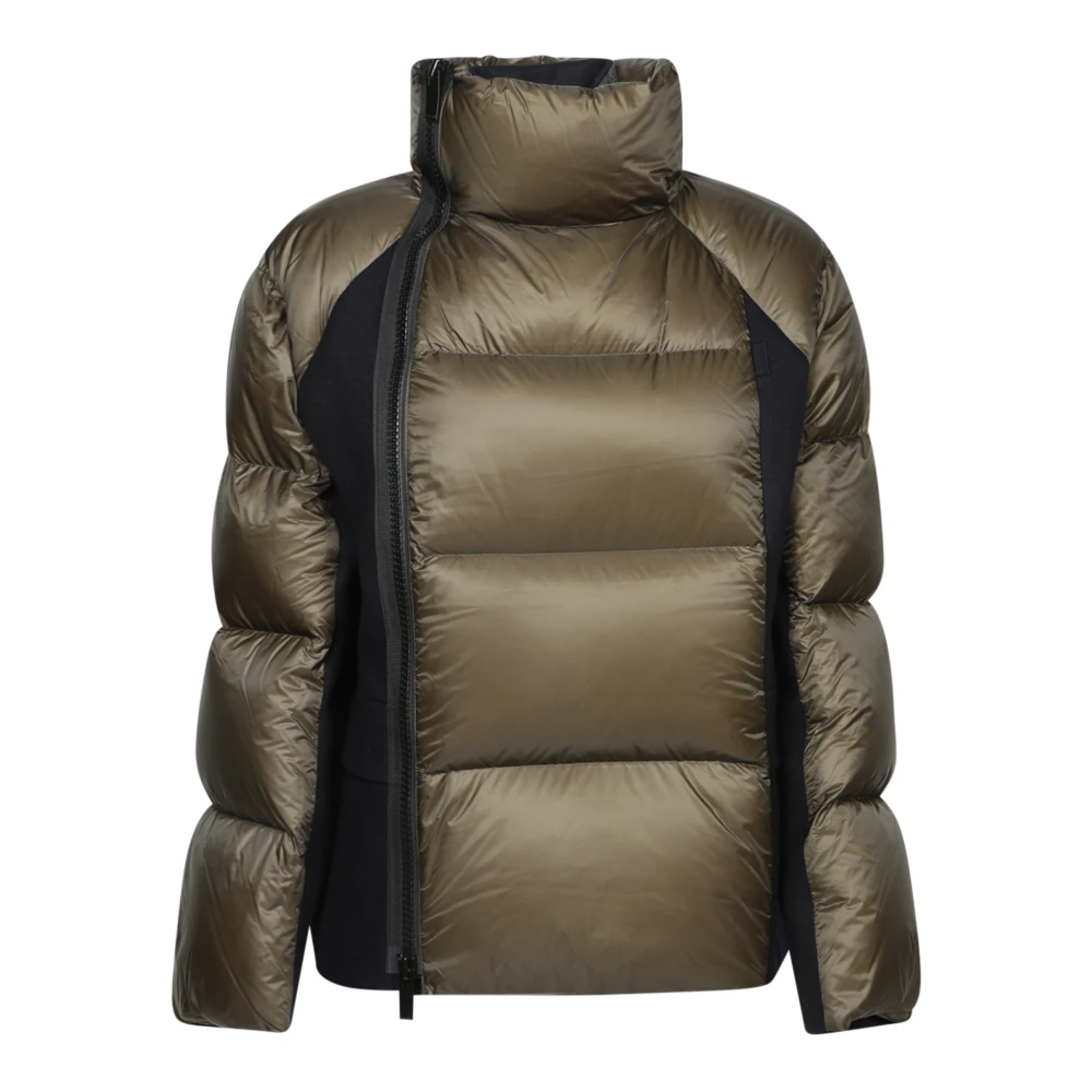 Sacai Groene jas voor vrouwen Aw24 Green Dames