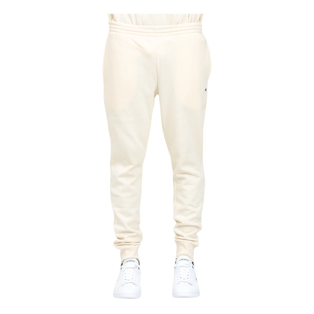 Lacoste Sportieve Crème Broek Beige Heren