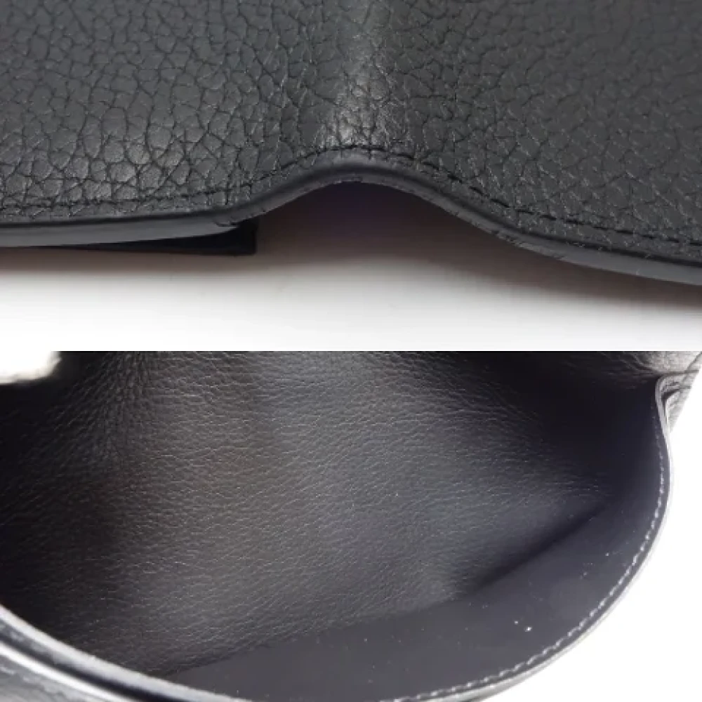 Louis Vuitton Vintage Pre-owned Leather wallets Black Heren