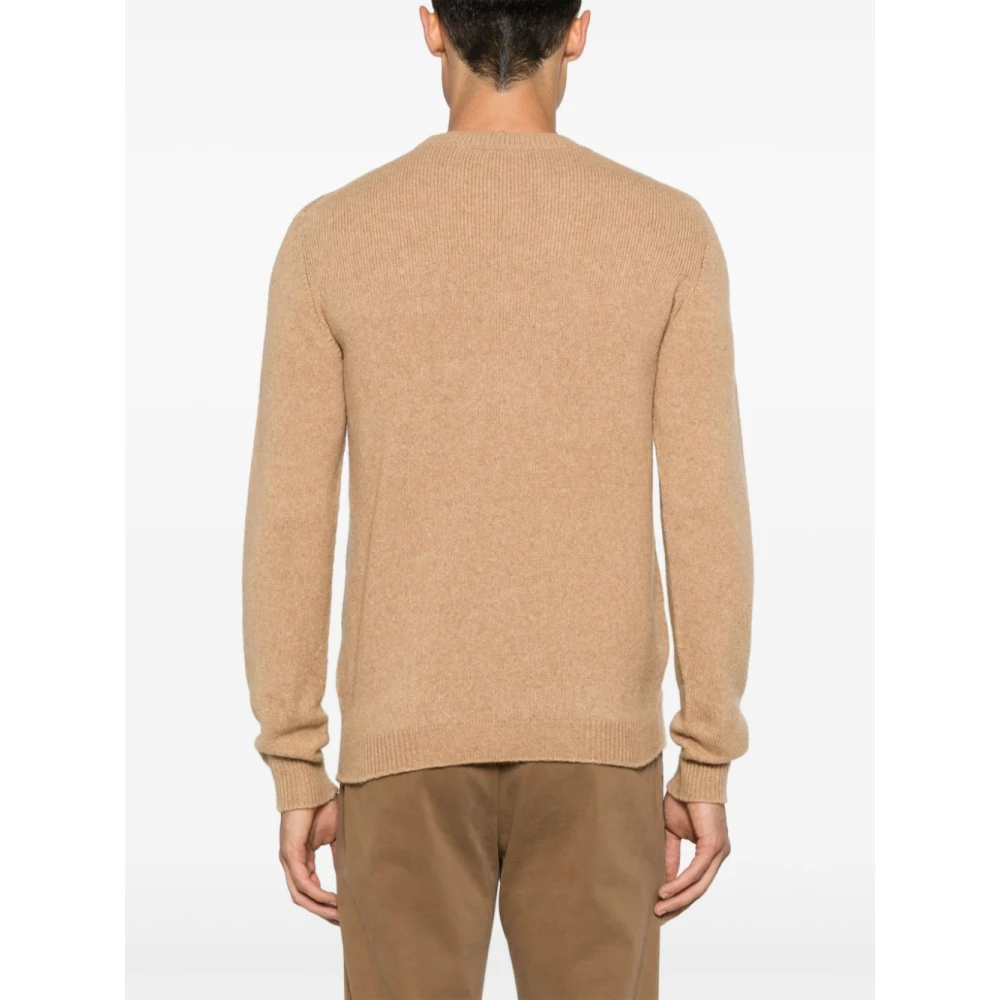 Roberto Collina Kameel Sweater Collectie Brown Heren