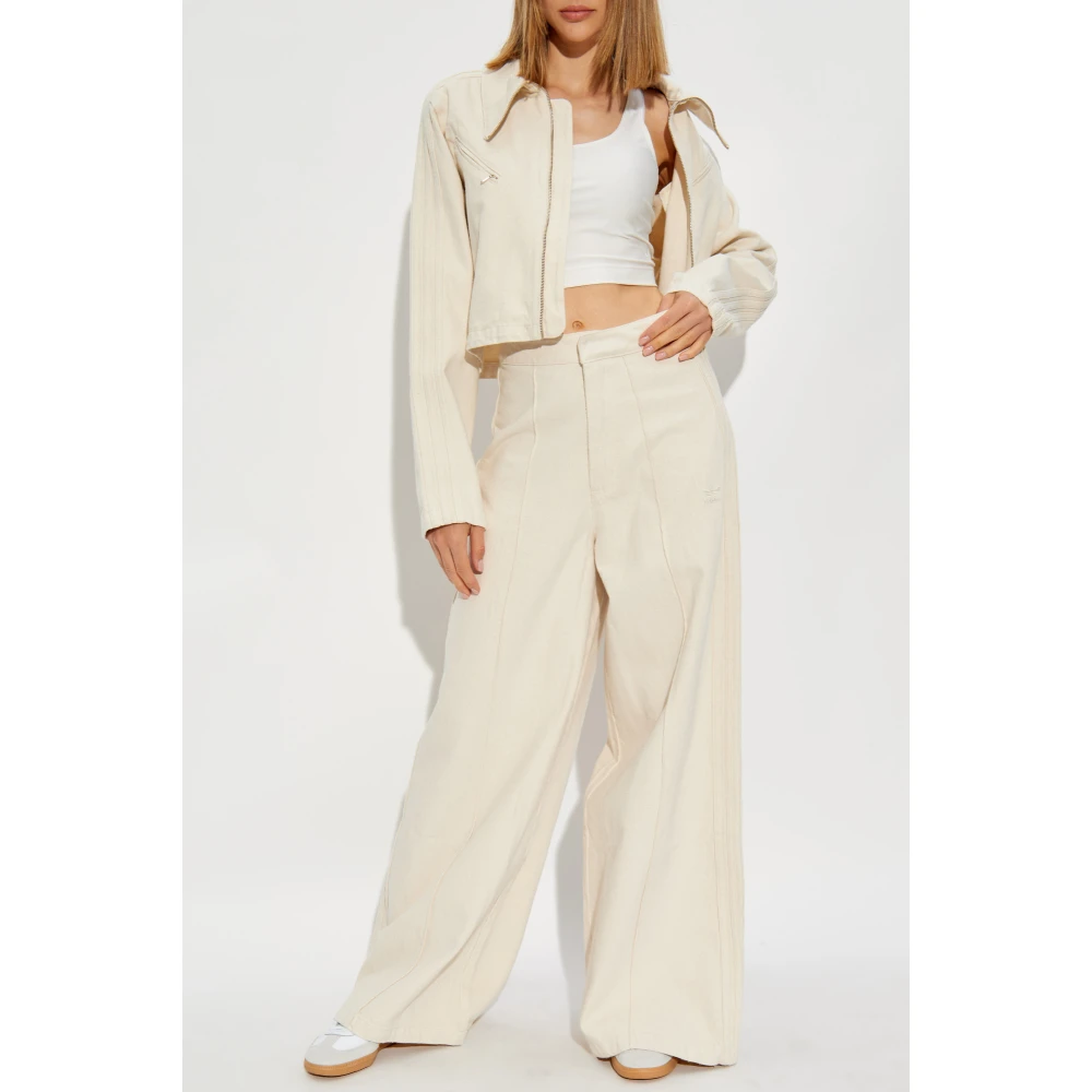 adidas Originals One-Shoulder Top White Dames