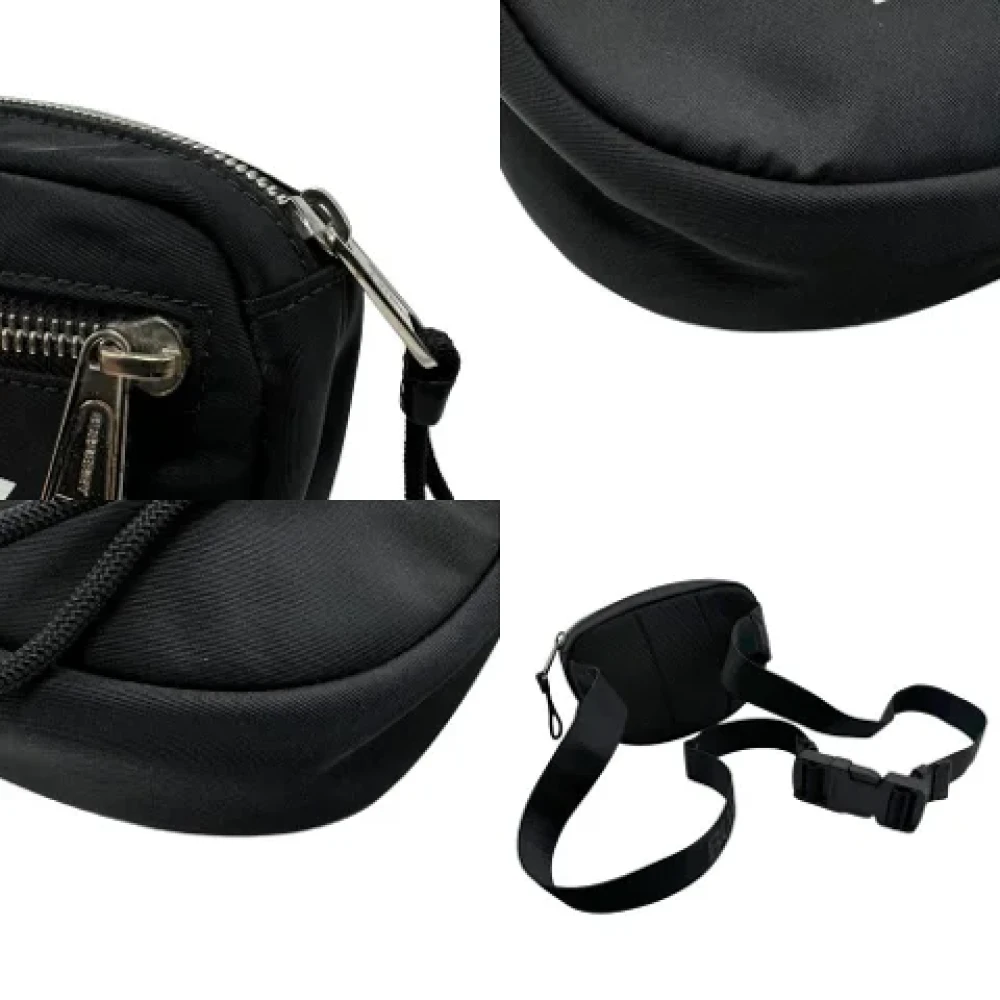 Burberry Vintage Pre-owned Fabric crossbody-bags Black Dames