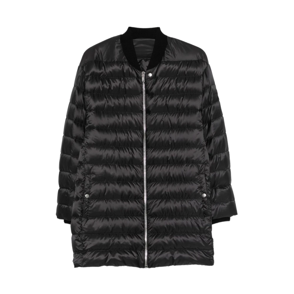 Moncler Men's Black Winter Jackets, S, Zip-Fastening Padded Jacket
