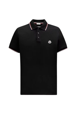 Tricolor Trimmed Polo Shirt