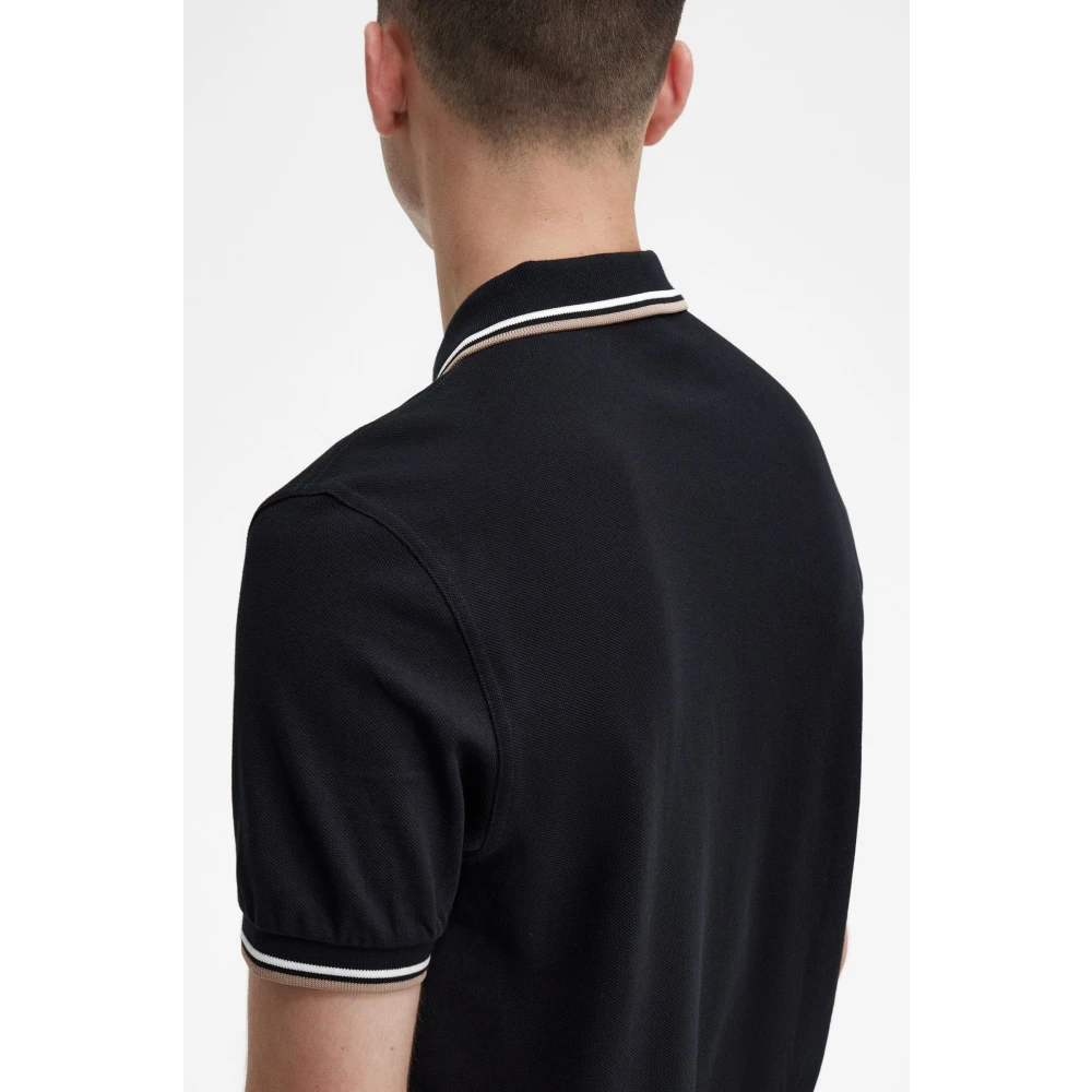Fred Perry Polo Shirts Black Heren