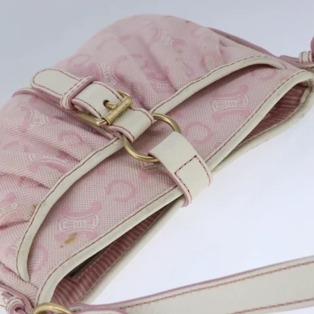 Celine Vintage Pre-owned Canvas celine-bags Pink Dames