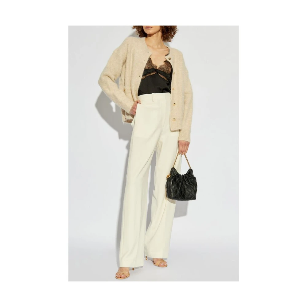 Theory Off-White Plooibroek Beige Dames
