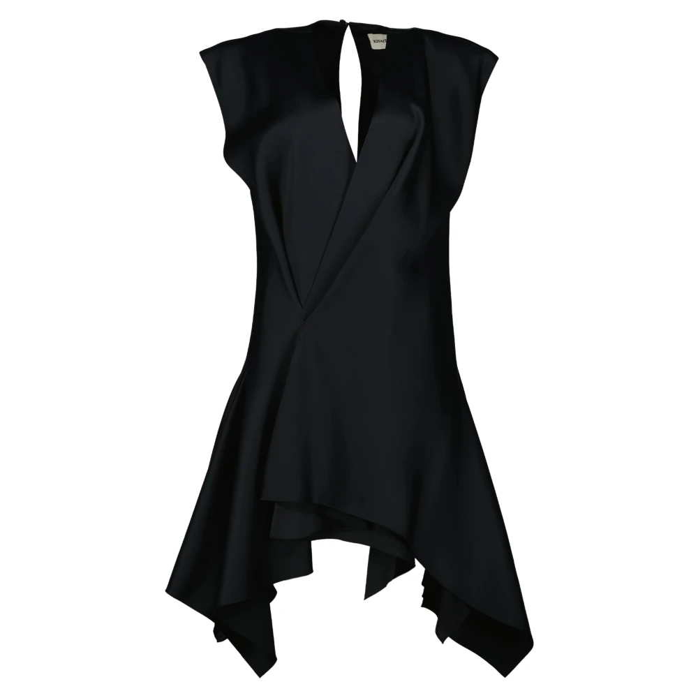 Khaite Black Merith Short Dress - Female - Party Dresses - Xs - Dresses