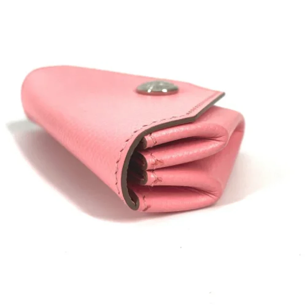 Hermès Vintage Pre-owned Leather wallets Pink Dames