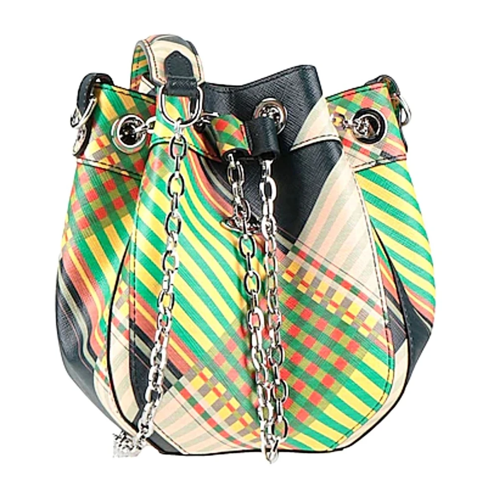 Vivienne Westwood Women's Multicolor Chrissy Small Bucket Bag - Bucket Bags - One Size - Bags
