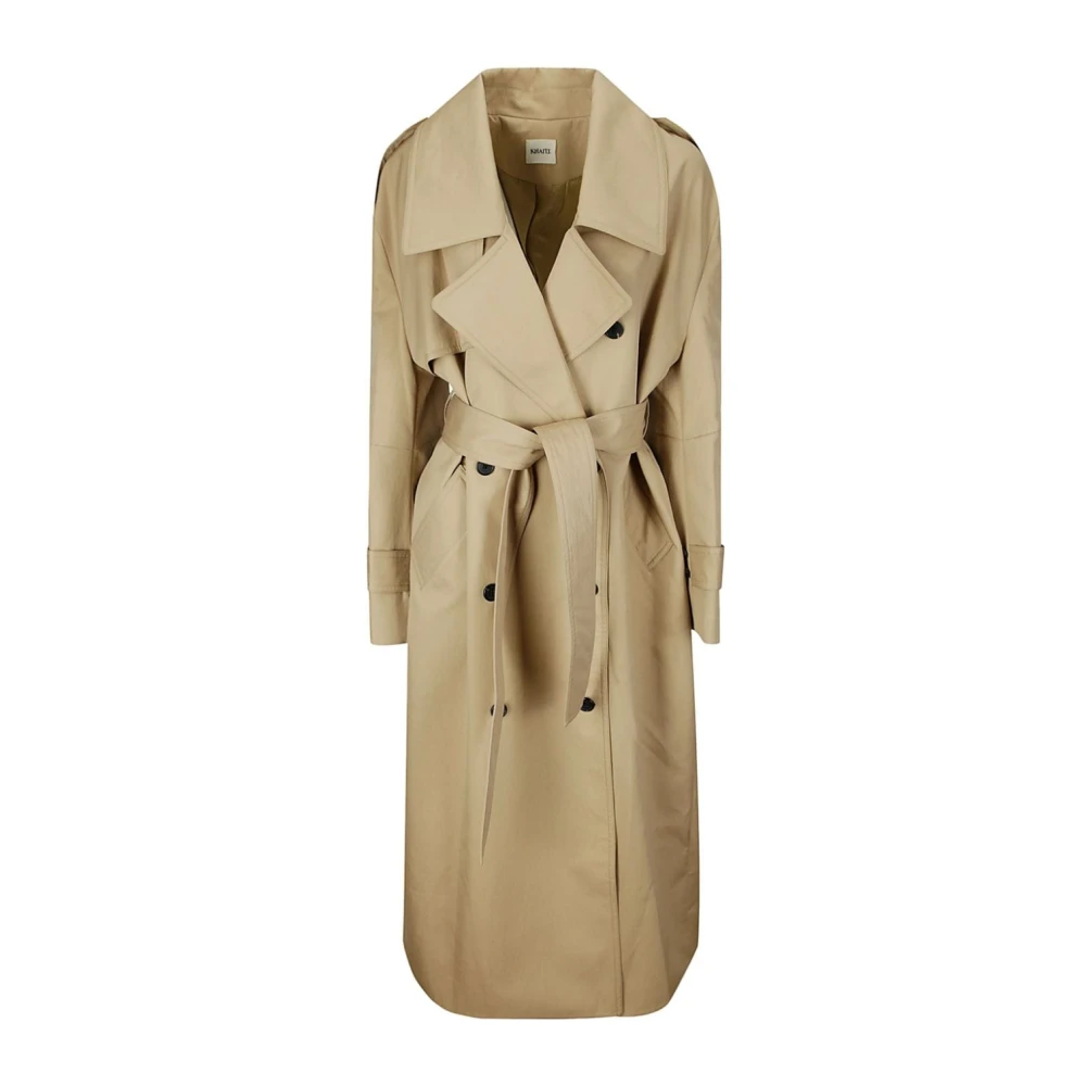 Khaite Stijlvolle Mazlow Jas Beige Dames