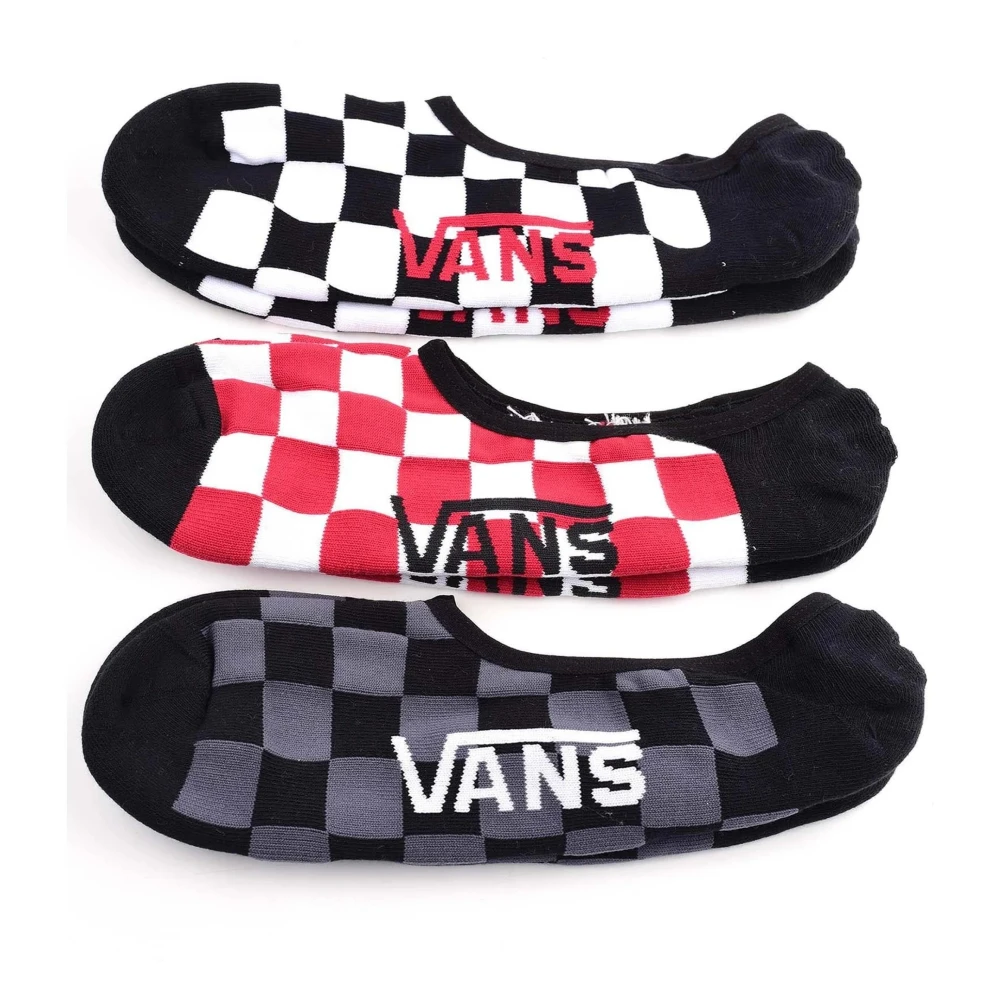 Vans MN Classic Super No Red-White Check Sokken Multicolor Heren