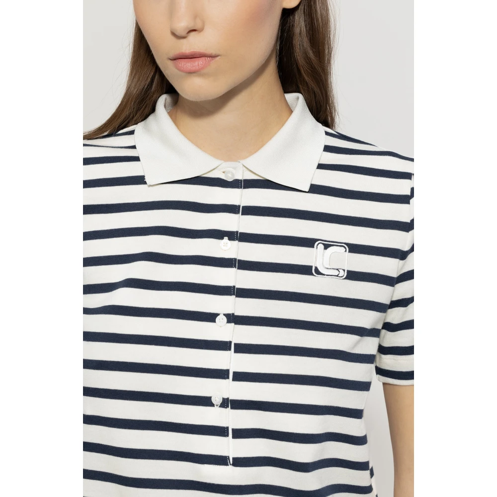 LUISA CERANO Gestreept katoenen poloshirt Multicolor Dames