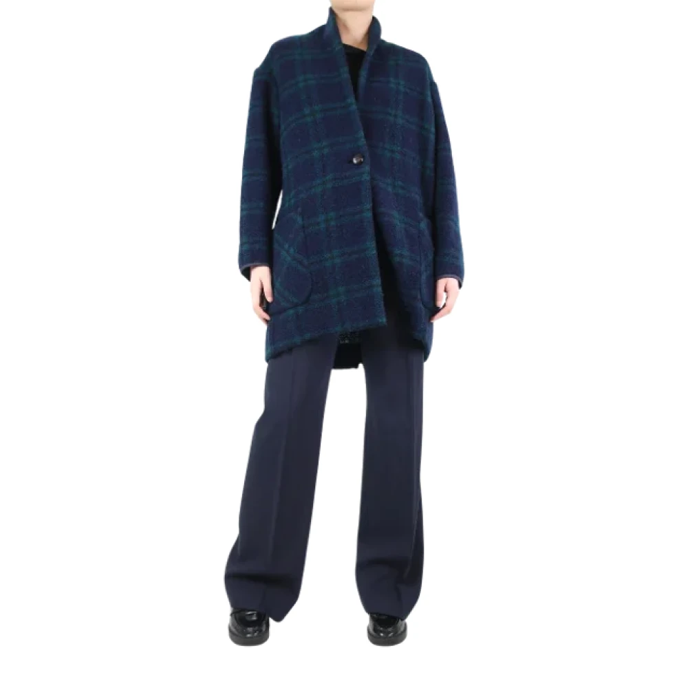 Isabel Marant Pre-owned Wool outerwear Blue Dames