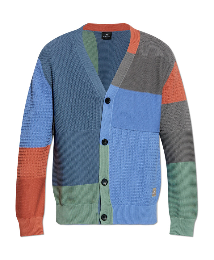 cardigan-avec-ecusson-logo