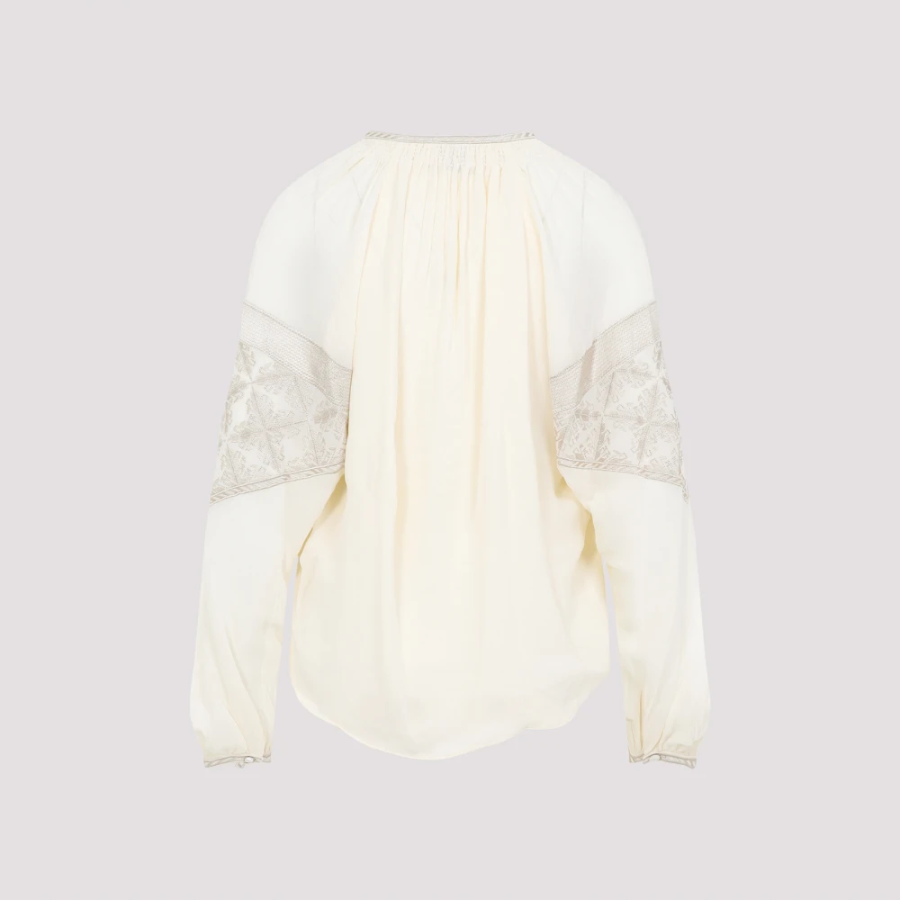 Isabel marant Elegante Blouse voor Vrouwen Beige Dames