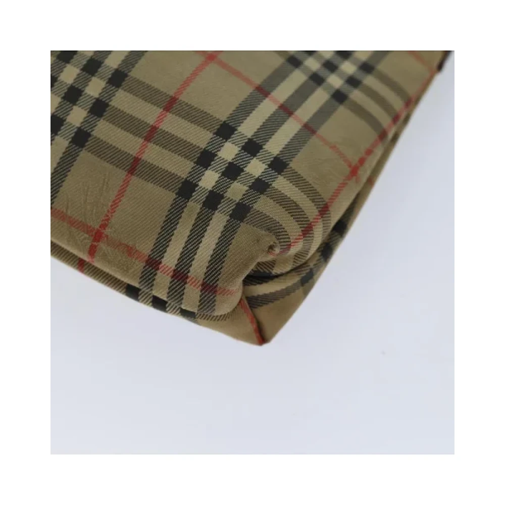 Burberry Vintage Pre-owned Canvas pouches Beige Dames