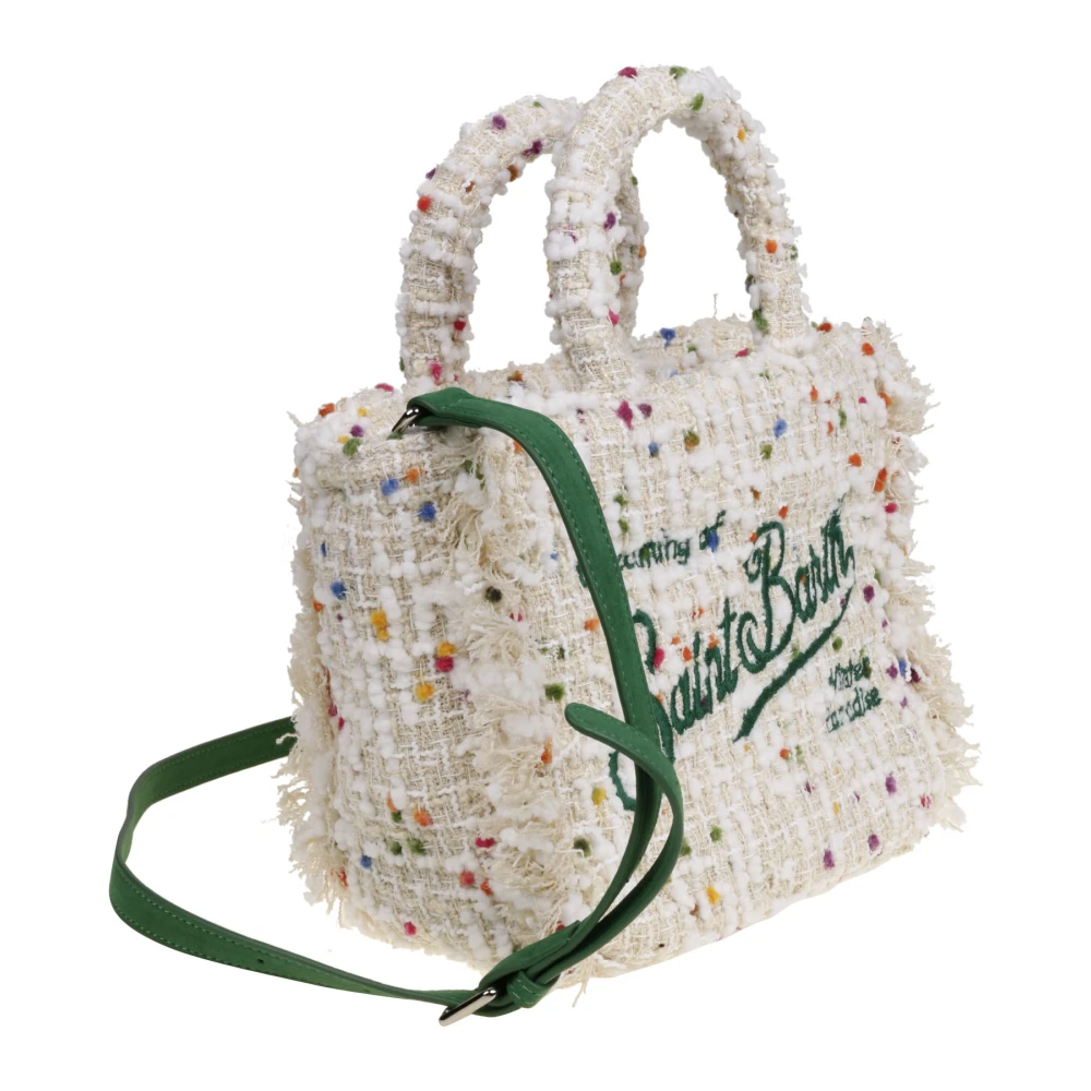 MC2 Saint Barth Klassieke Tweed Tas met Ritssluiting Multicolor Dames