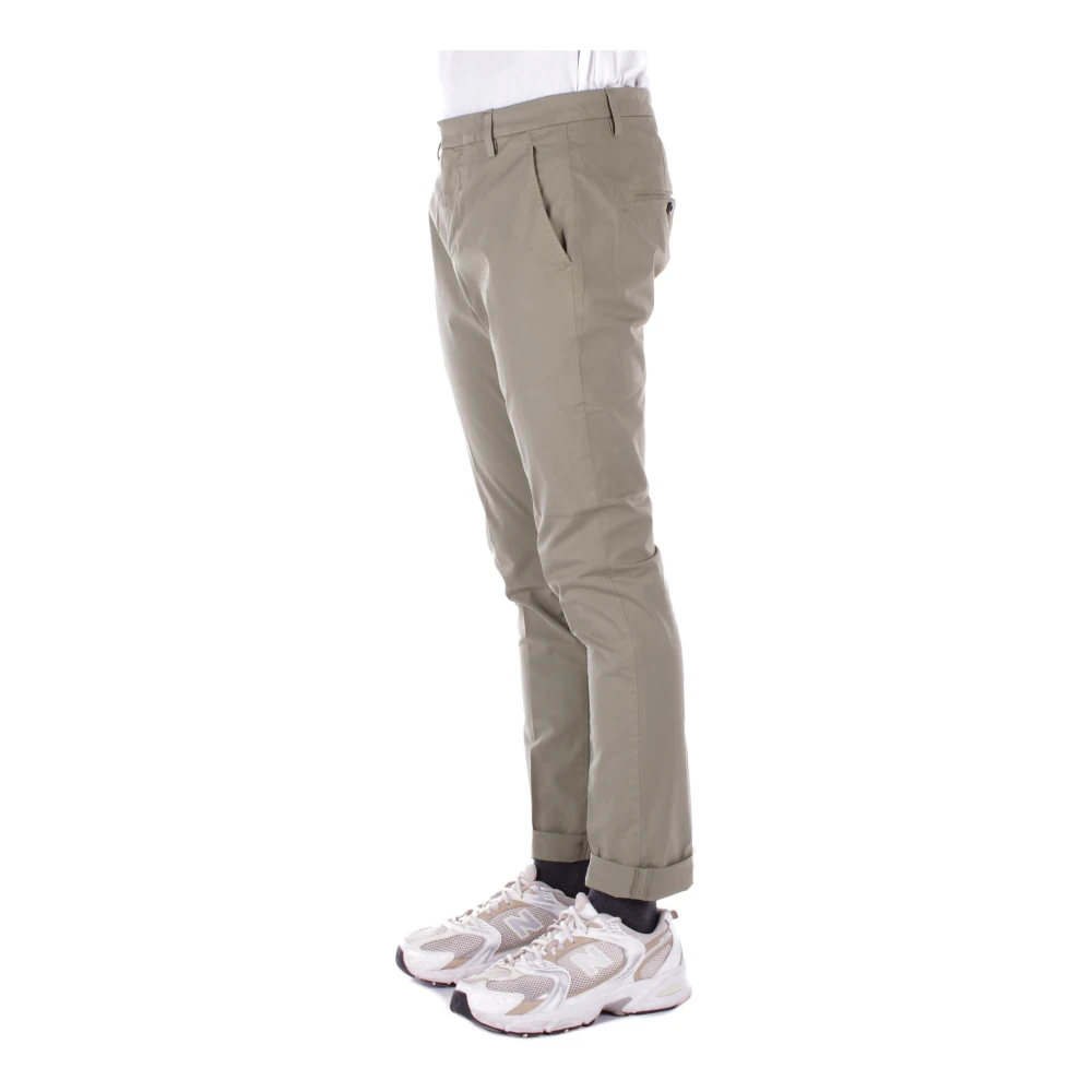 Dondup Groene Slim Fit Broek Green Heren