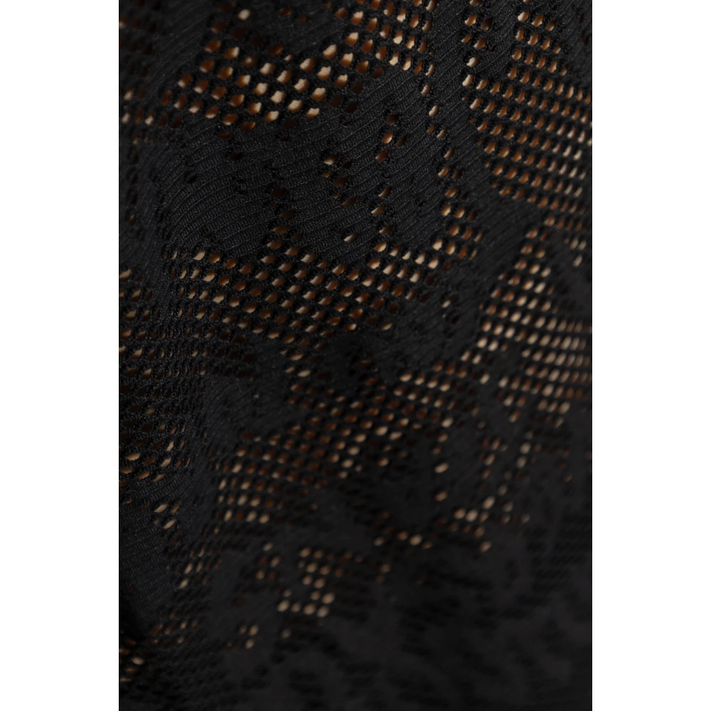 Versace Jeans Couture Kanten T-shirt Black Heren