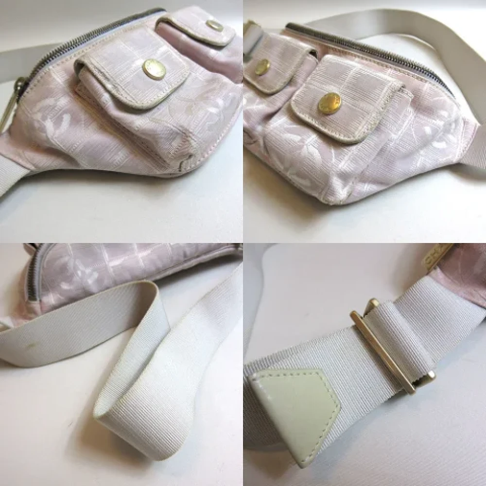 Chanel Vintage Pre-owned Canvas chanel-bags Pink Dames