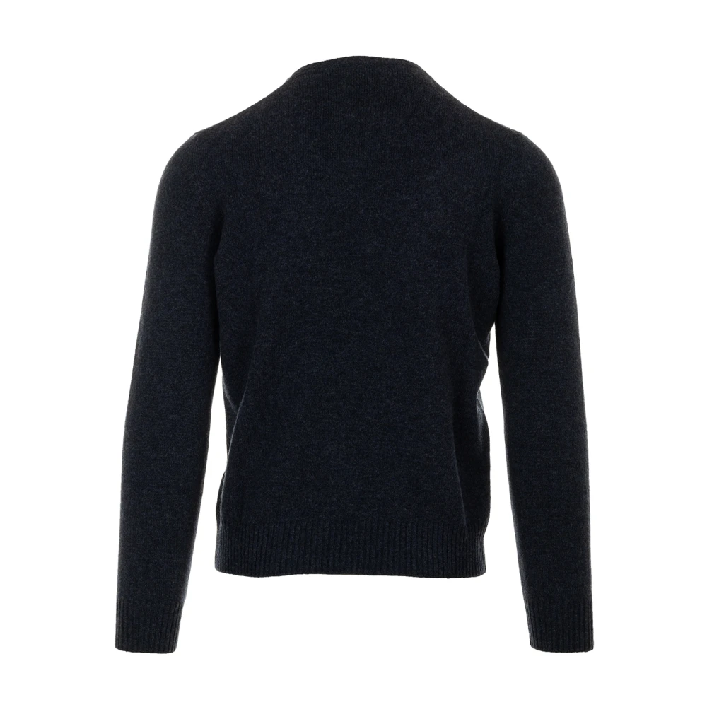 Gran Sasso Blauwe Sweater Paricollo Stijlvol Blue Heren