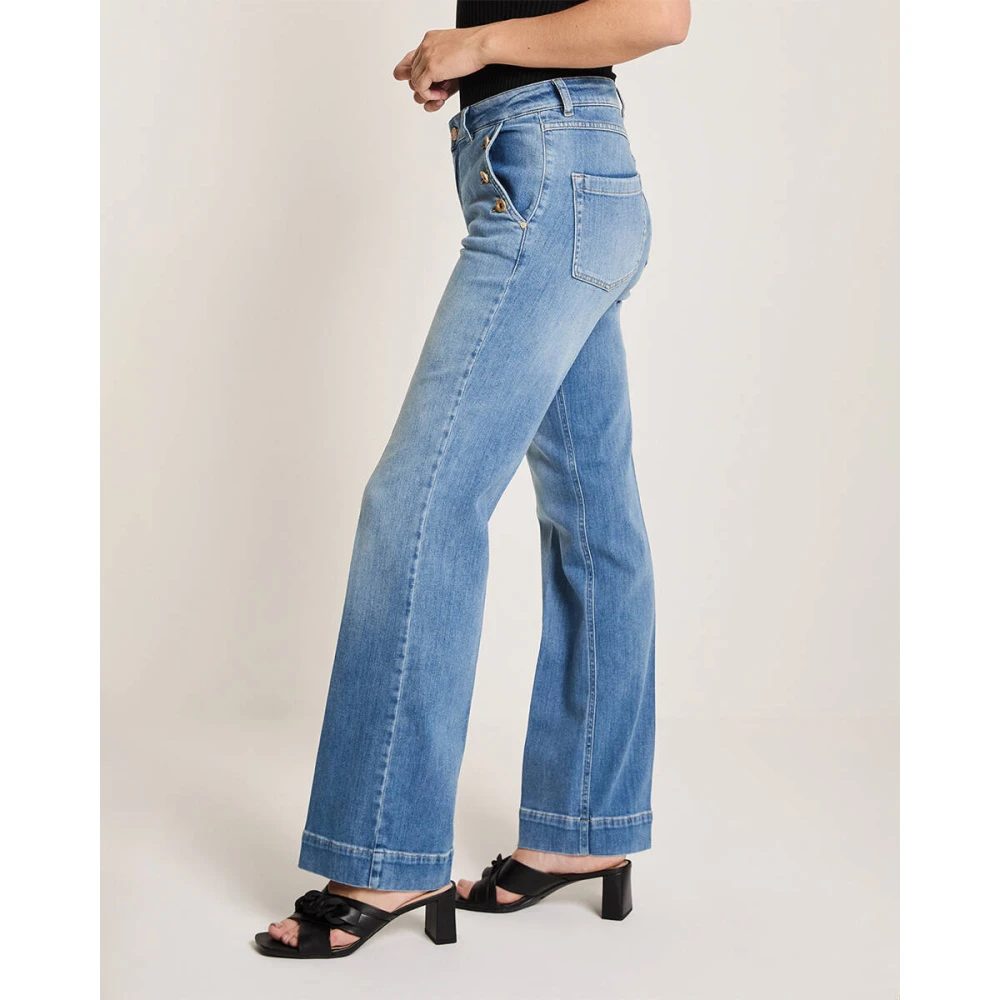 Parami Eve Daily Denims Jeans Blue Dames