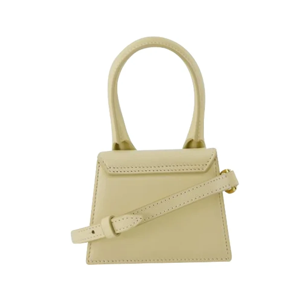 Jacquemus Pre-owned Leather crossbody-bags Beige Dames